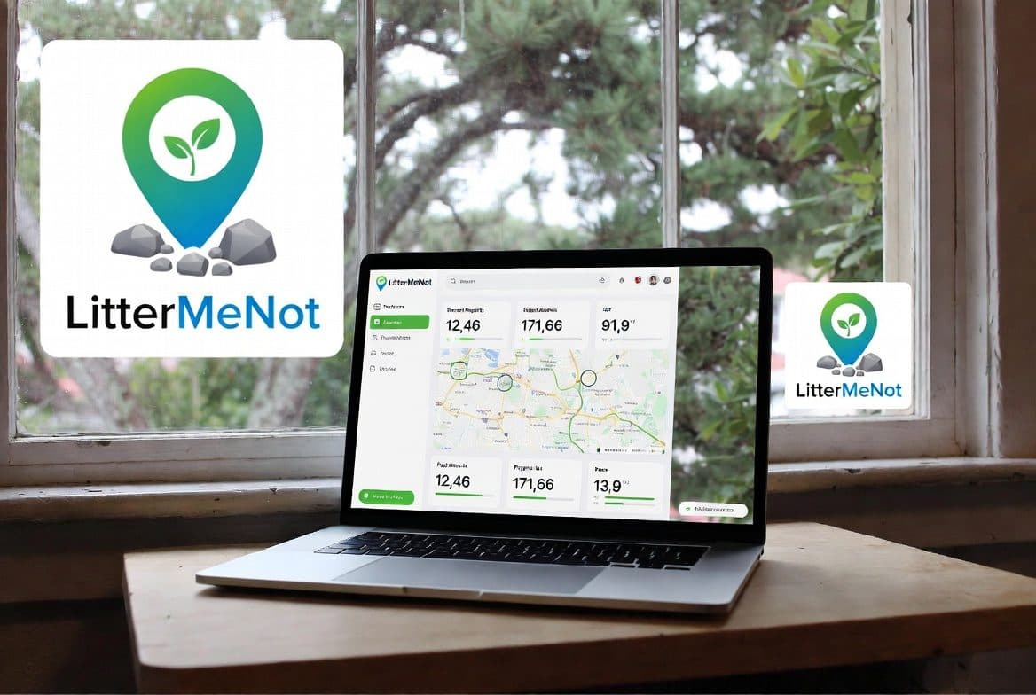 Illustrated board showing map-linked cleanup updates